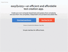 Tablet Screenshot of easyquizzy.com